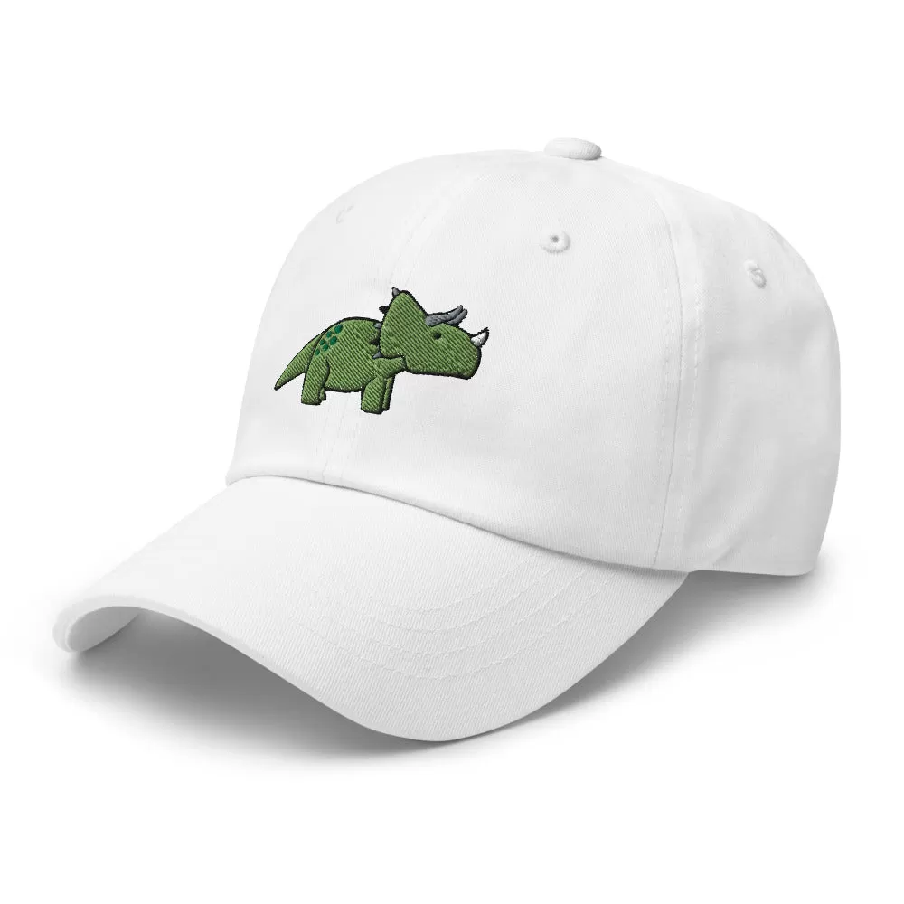 aromantic triceratops (dad cap)