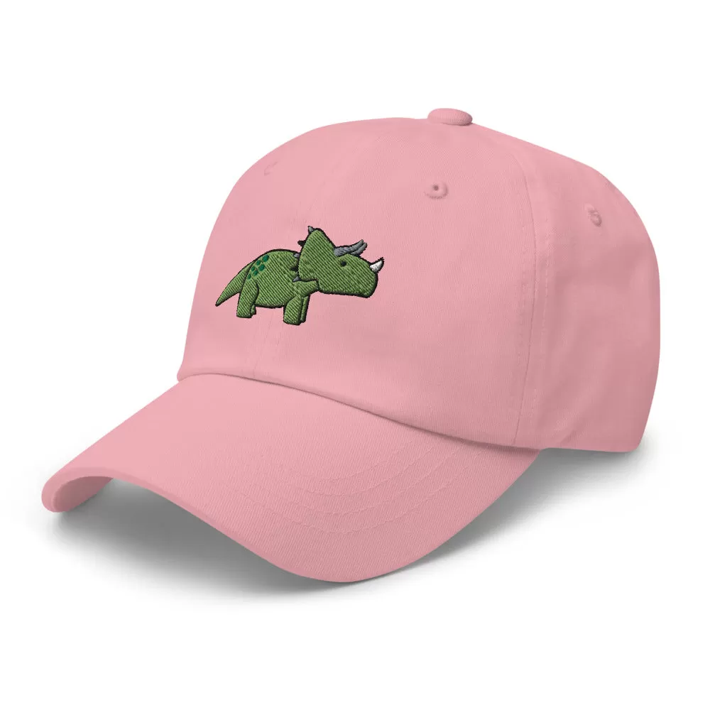 aromantic triceratops (dad cap)