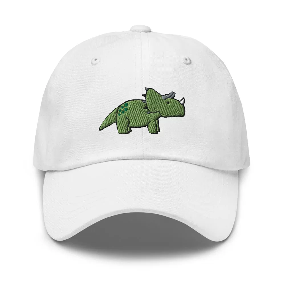 aromantic triceratops (dad cap)