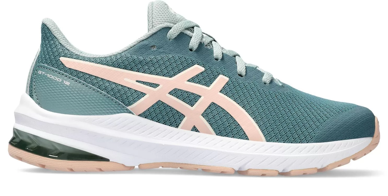 Asics Kid's GT 1000 12 GS - Foggy Teal/Pale Apricot