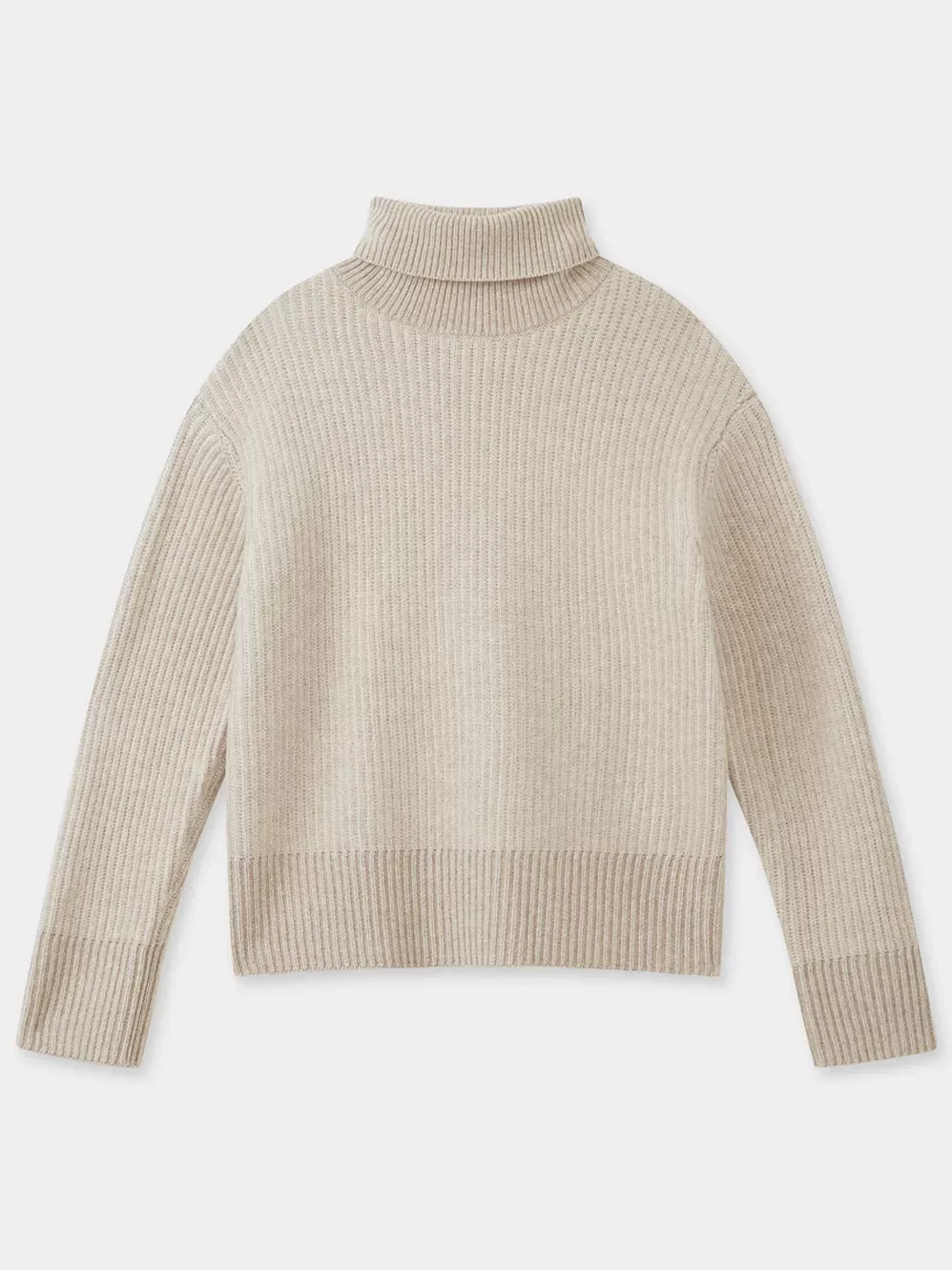 ASSEMBLY LABEL KRISTA ROLL NECK WOOL RIB KNIT