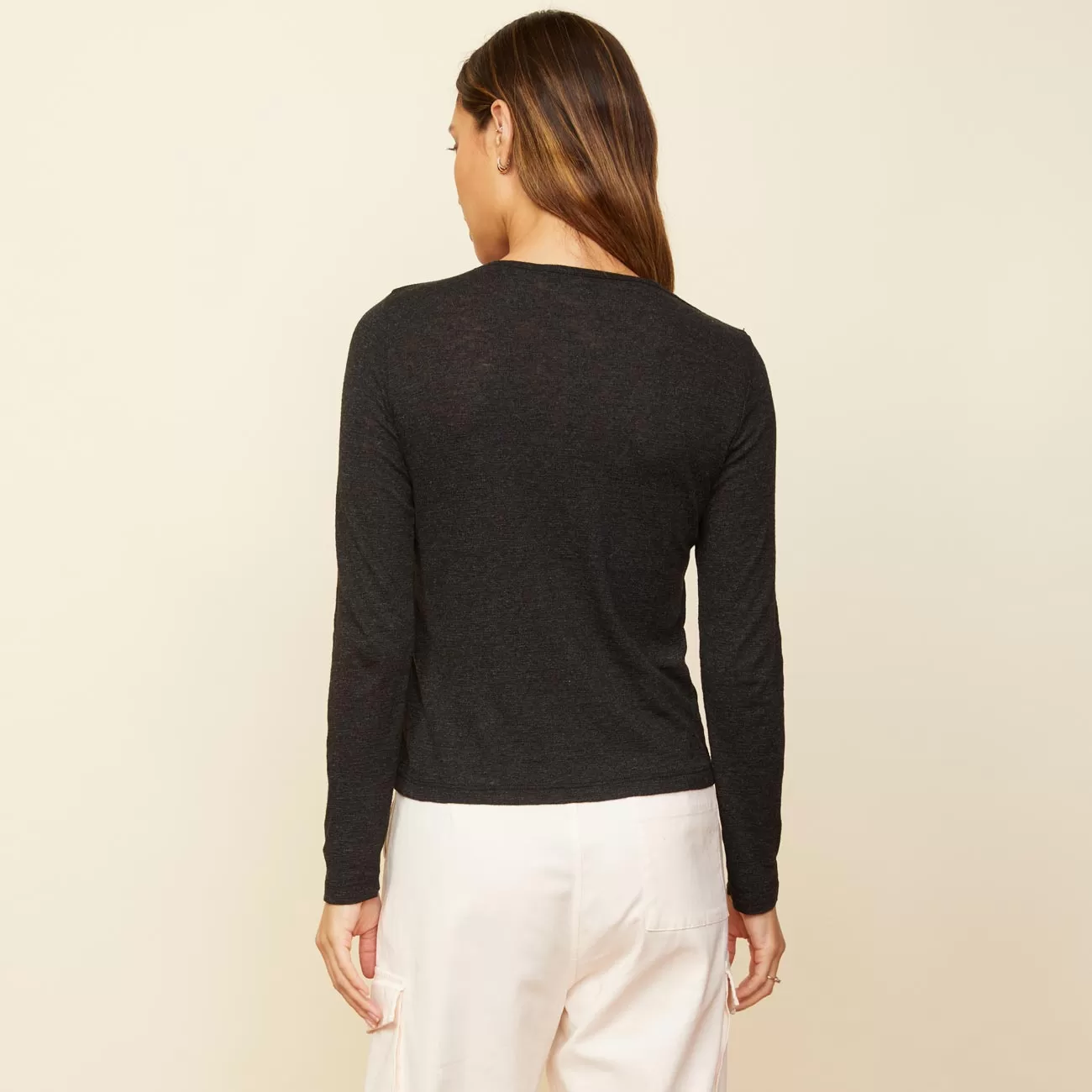 Asymmetric Long Sleeve Top