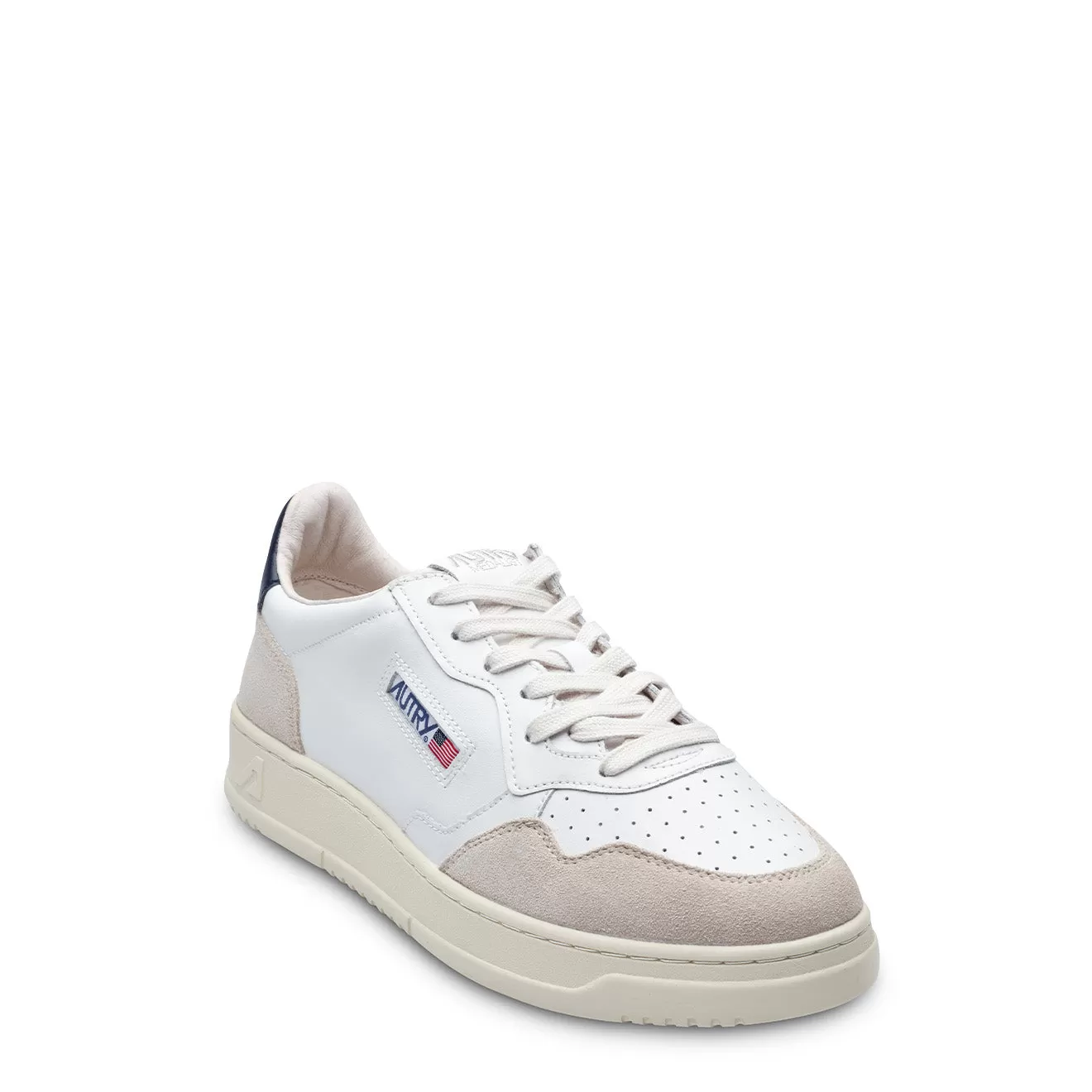 Autry Medalist Low Leather / Suede White / Blue Trainers