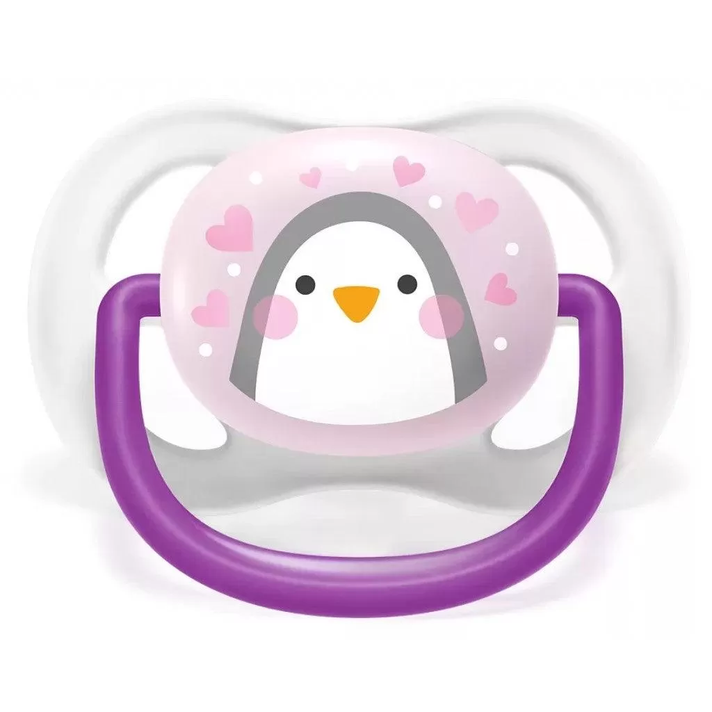 Avent Ultra Air Design Baby Soother (0 - 6m) - Animals