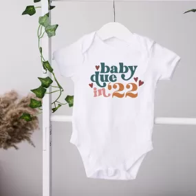 Baby Due in 2022 Baby Bodysuit