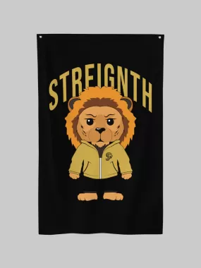 BABY LION BANNER