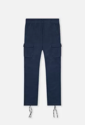 Back Sateen Cargo Pants / Navy