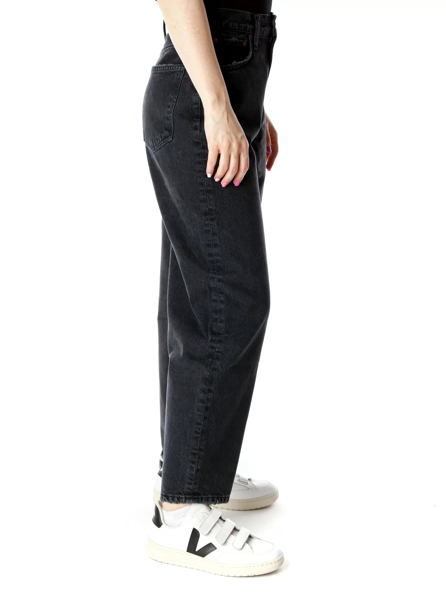 Balloon Highwaist Tapered Fit Jeans