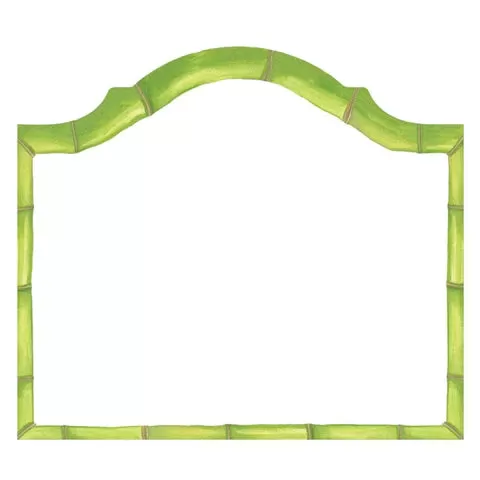 Bamboo Arch Die-Cut Place Cards - 8 Per Package