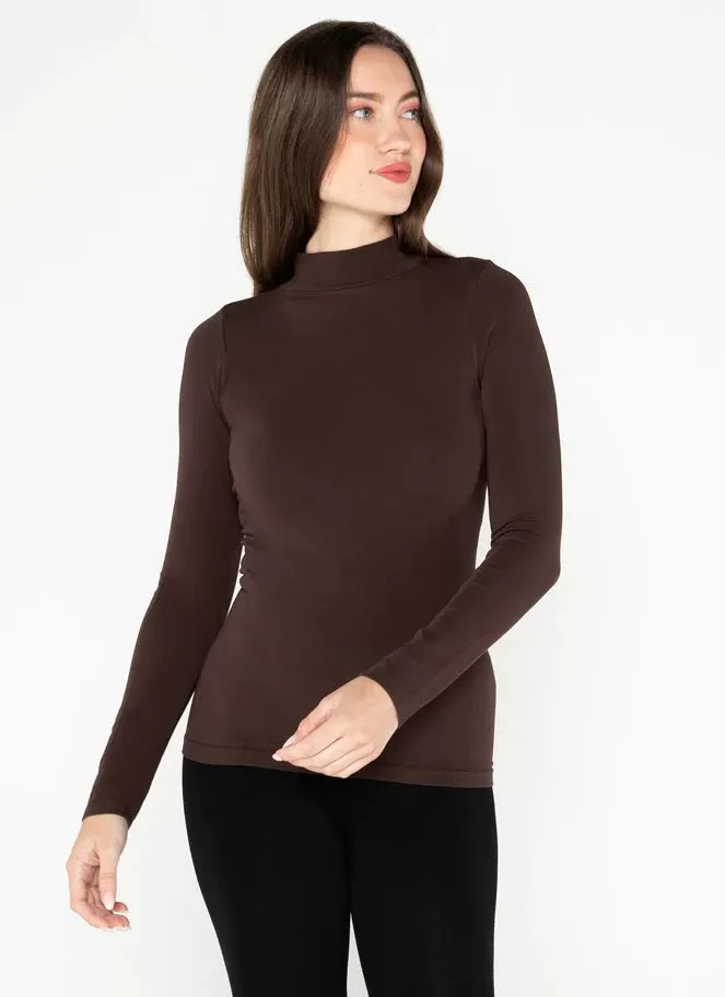 Bamboo Mock Neck Top