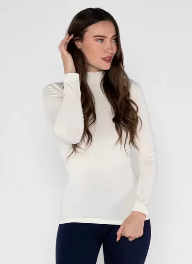 Bamboo Mock Neck Top