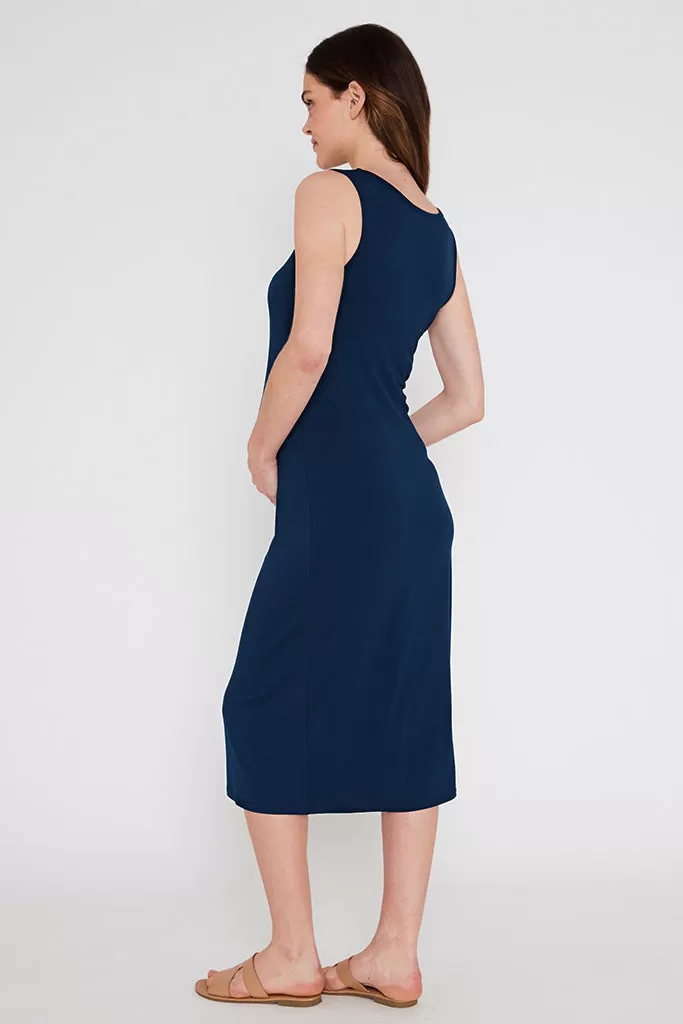 Bamboo Tank Dress - Navy