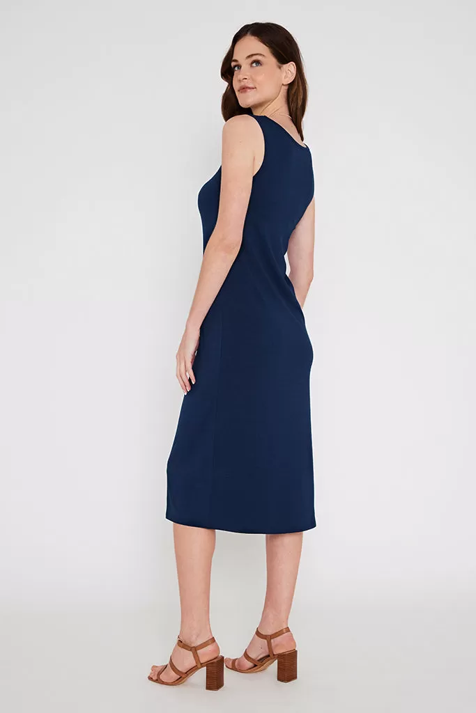 Bamboo Tank Dress - Navy