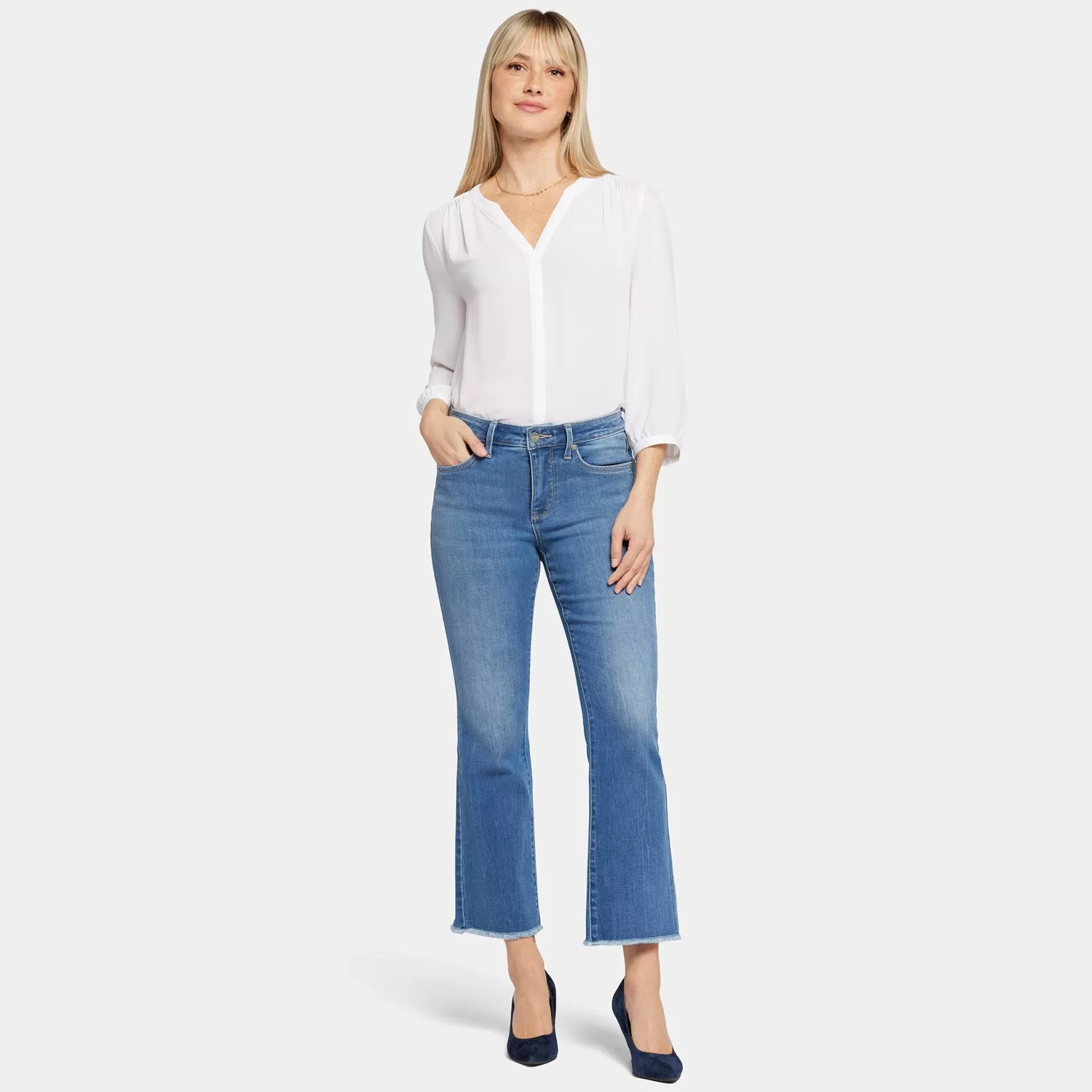 Barbara Bootcut Ankle Jeans - Fairmont