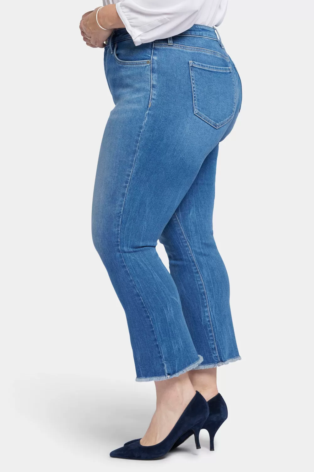 Barbara Bootcut Ankle Jeans In Plus Size - Fairmont