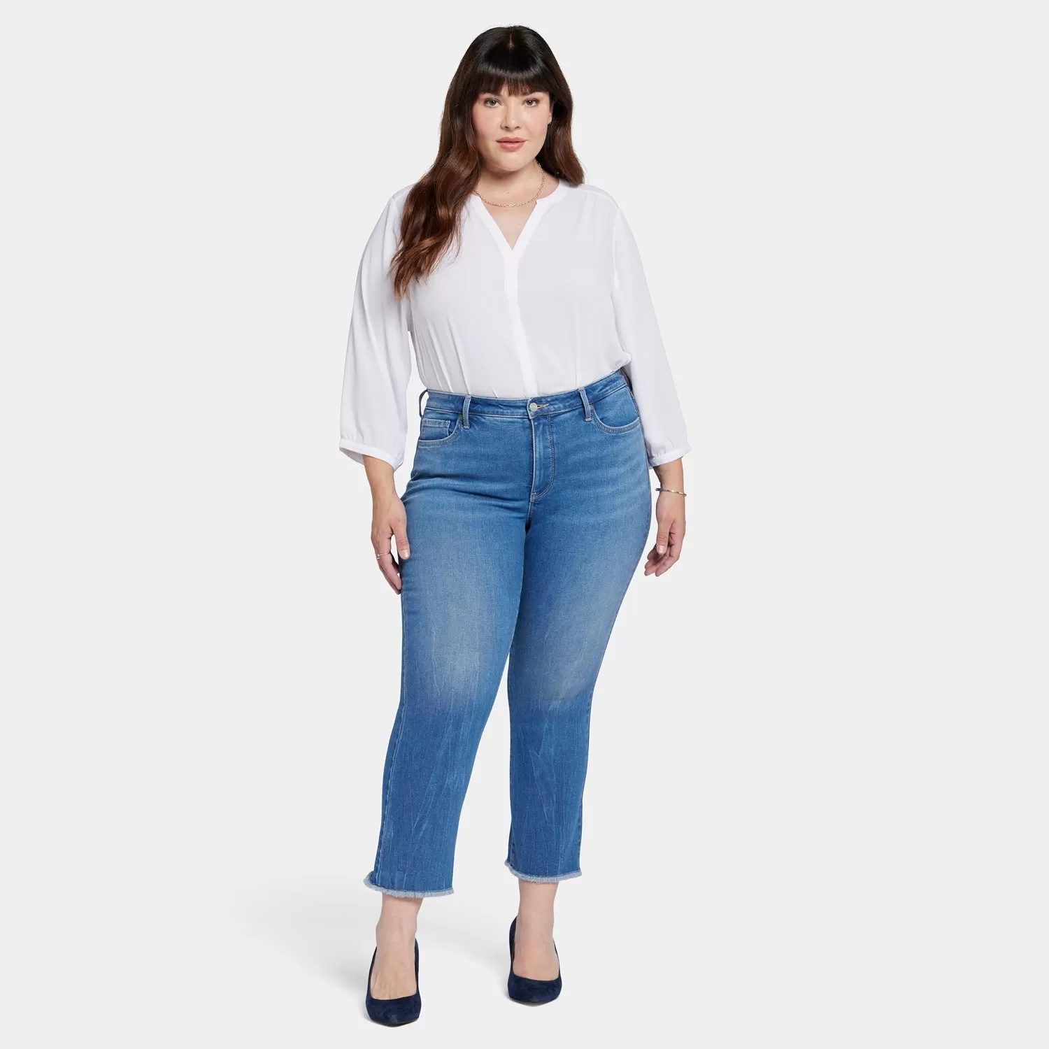 Barbara Bootcut Ankle Jeans In Plus Size - Fairmont