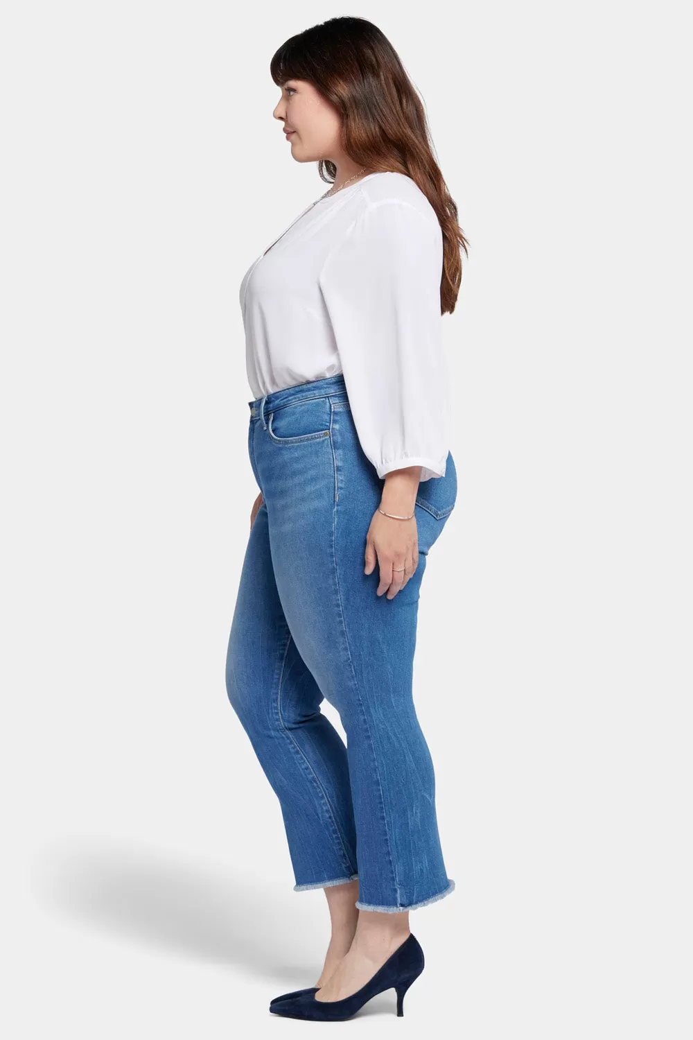 Barbara Bootcut Ankle Jeans In Plus Size - Fairmont