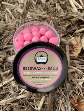 Bare Equine Beeswax Pink Balls (BEAPINKBALLS)