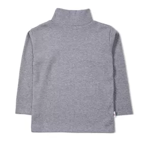 Basic Grey High Neck