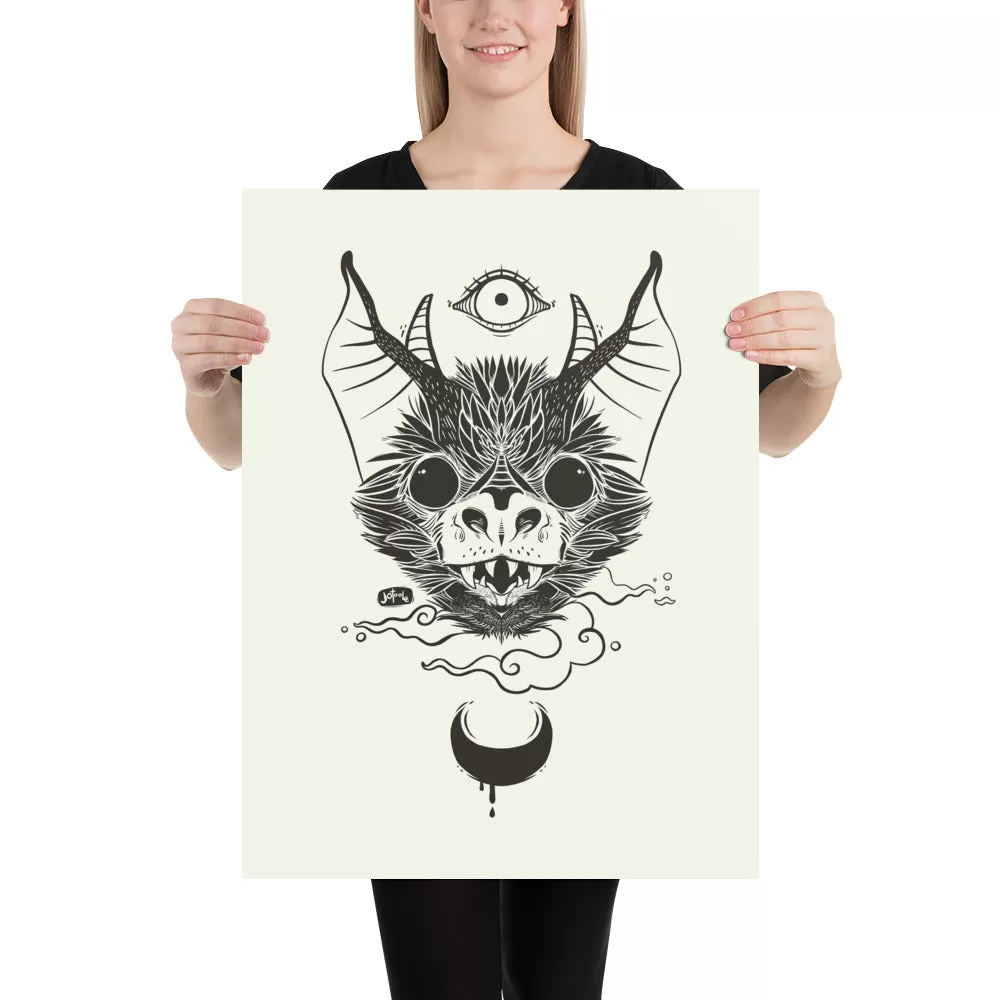 Bat, Matte Art Print Poster