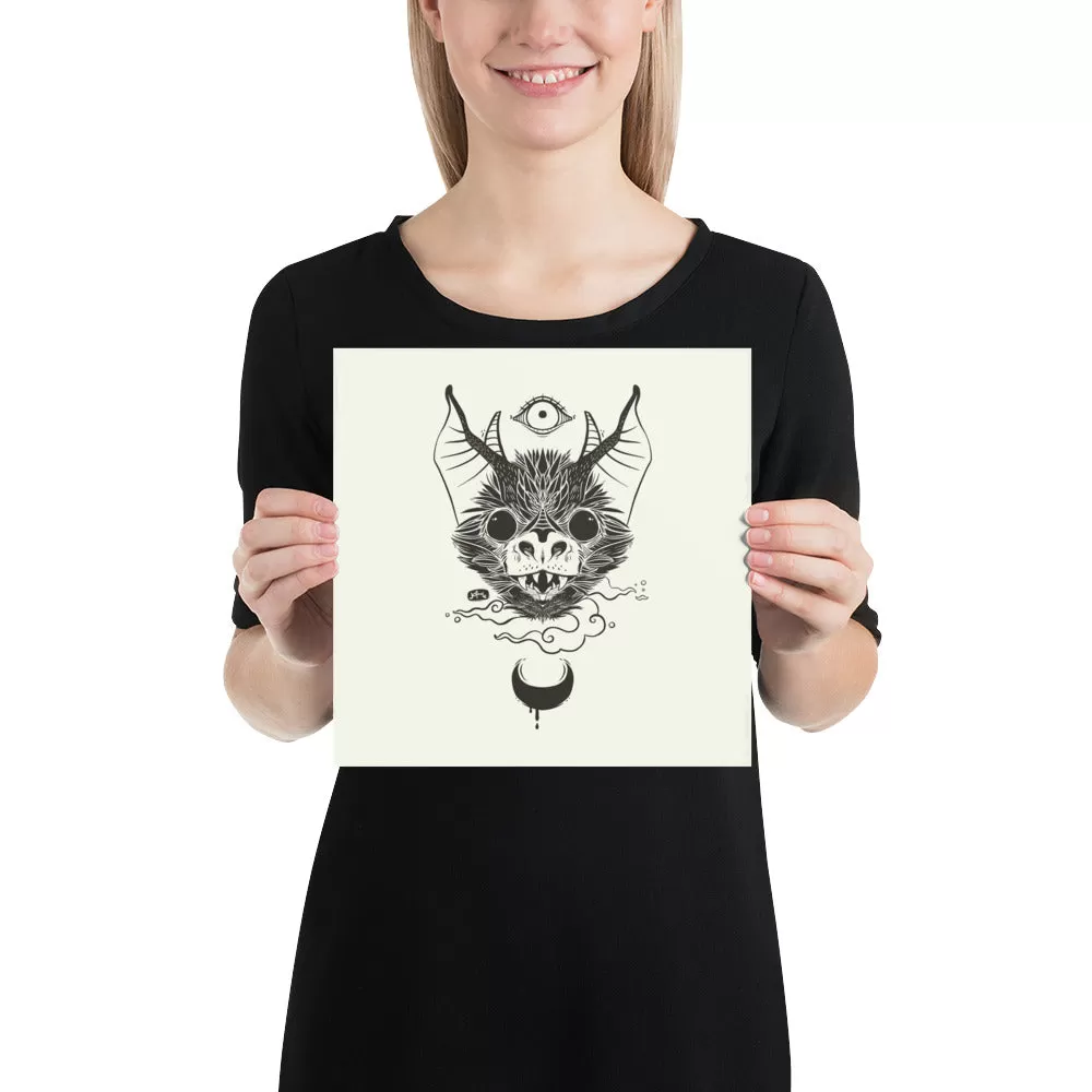 Bat, Matte Art Print Poster