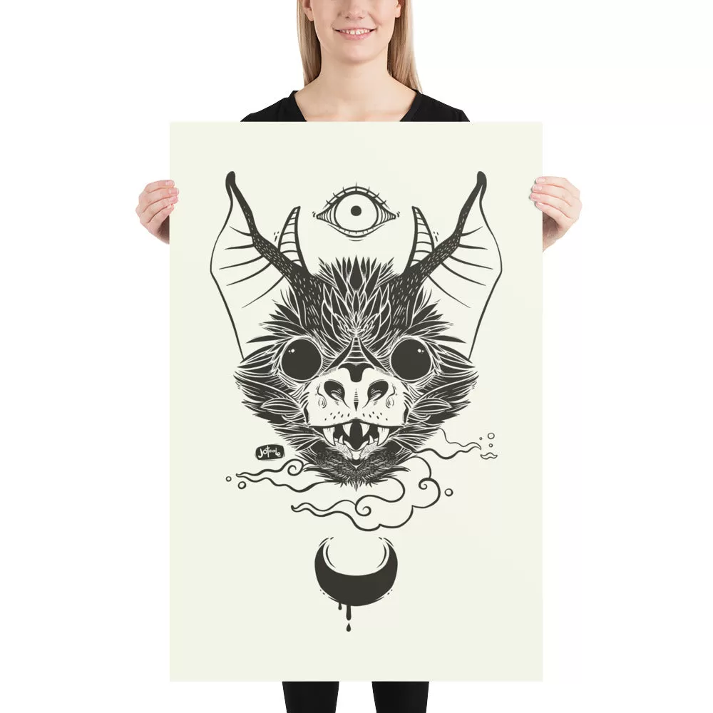 Bat, Matte Art Print Poster