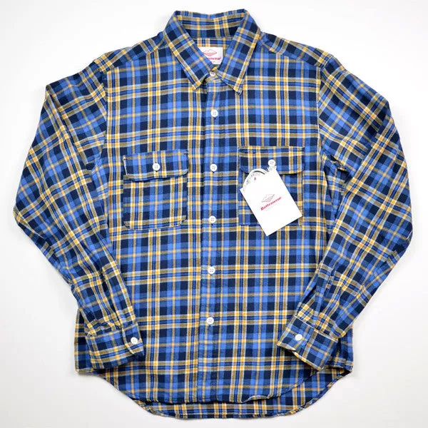 Battenwear – Work Shirt – Navy Plaid