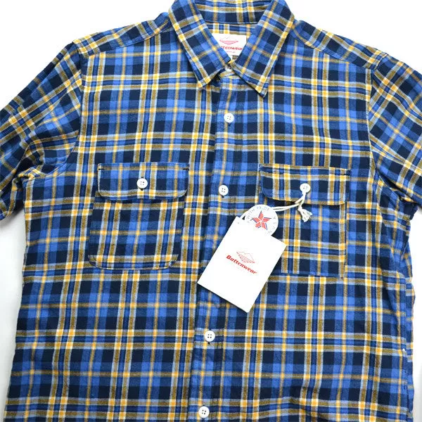 Battenwear – Work Shirt – Navy Plaid