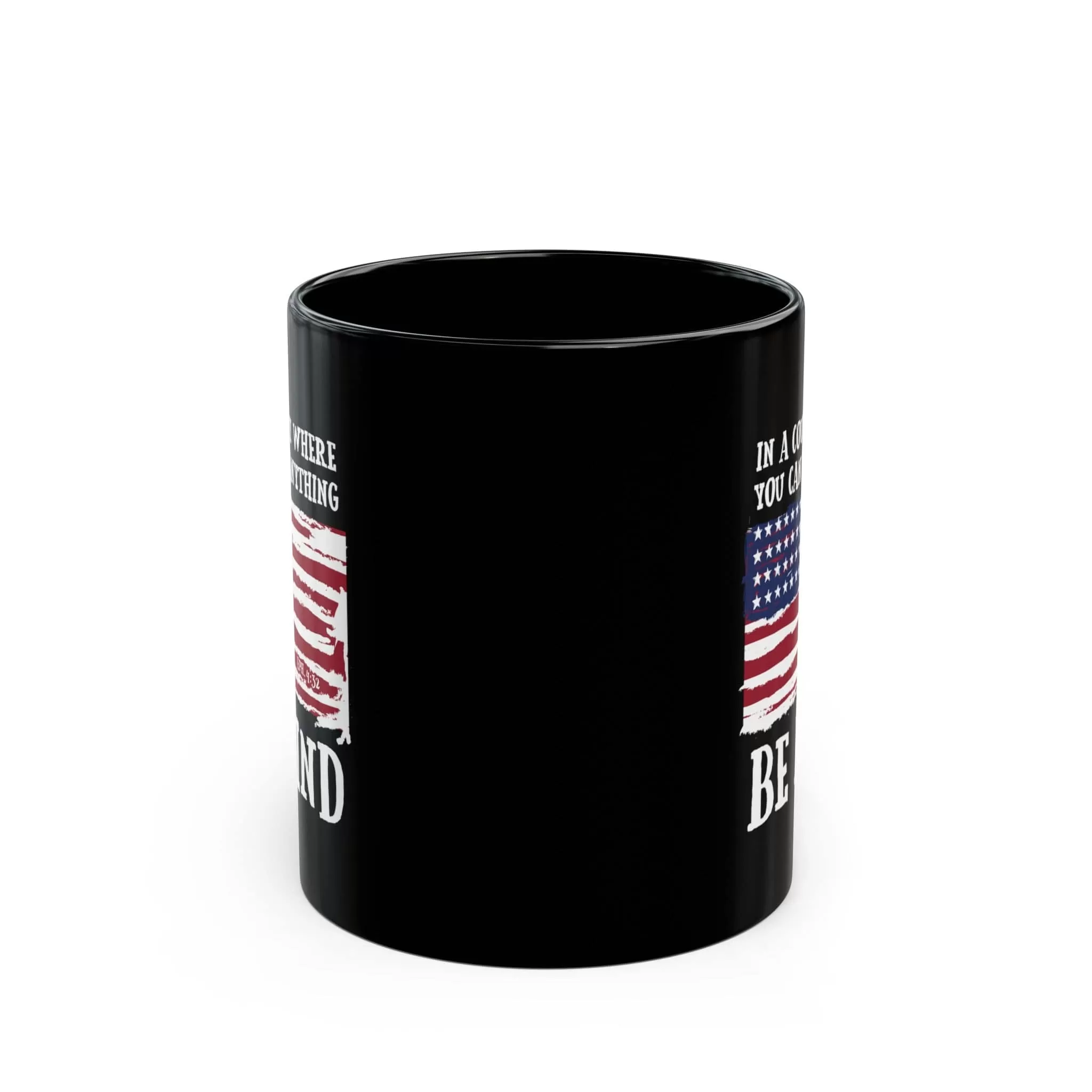 Be Kind Flag 11oz Black Mug