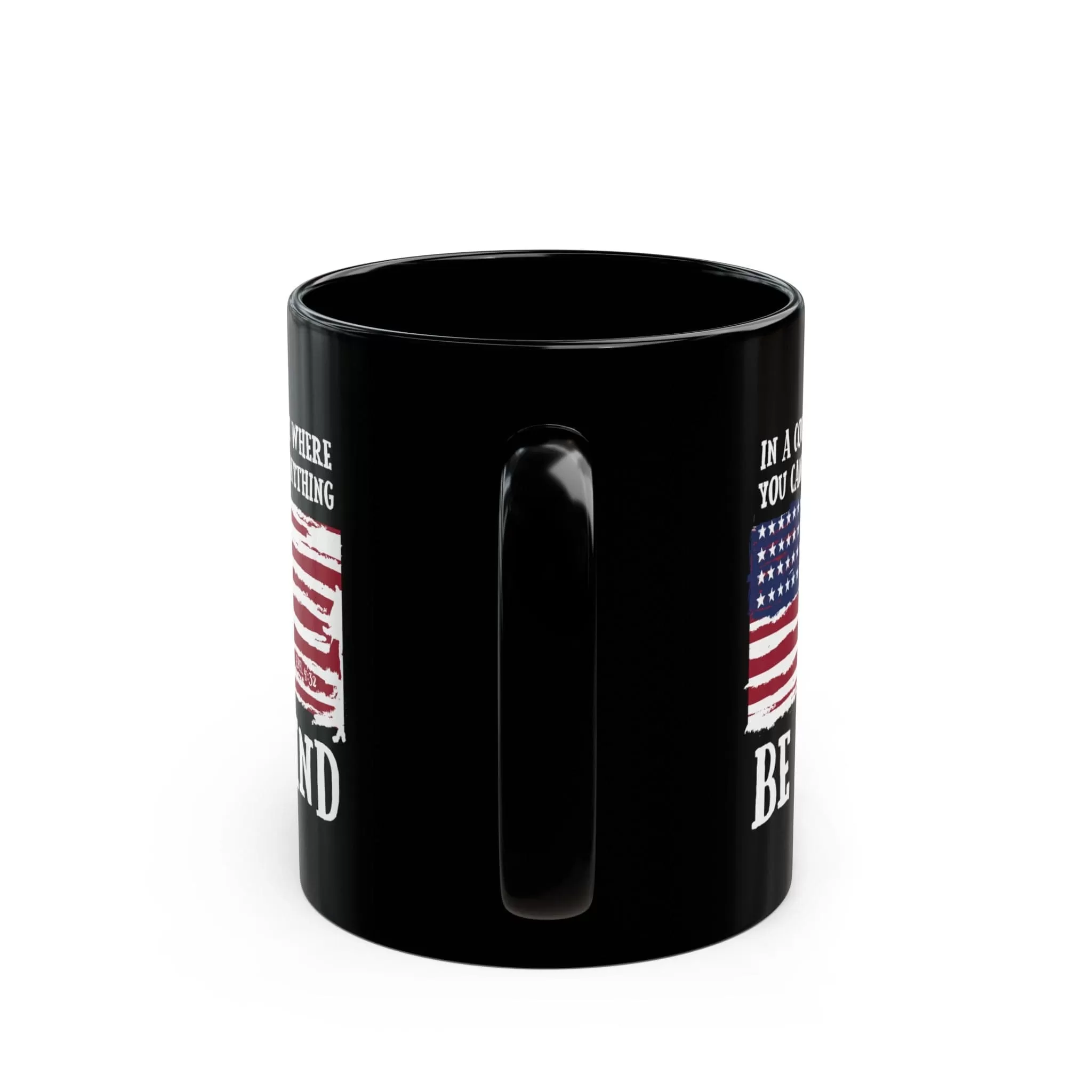 Be Kind Flag 11oz Black Mug