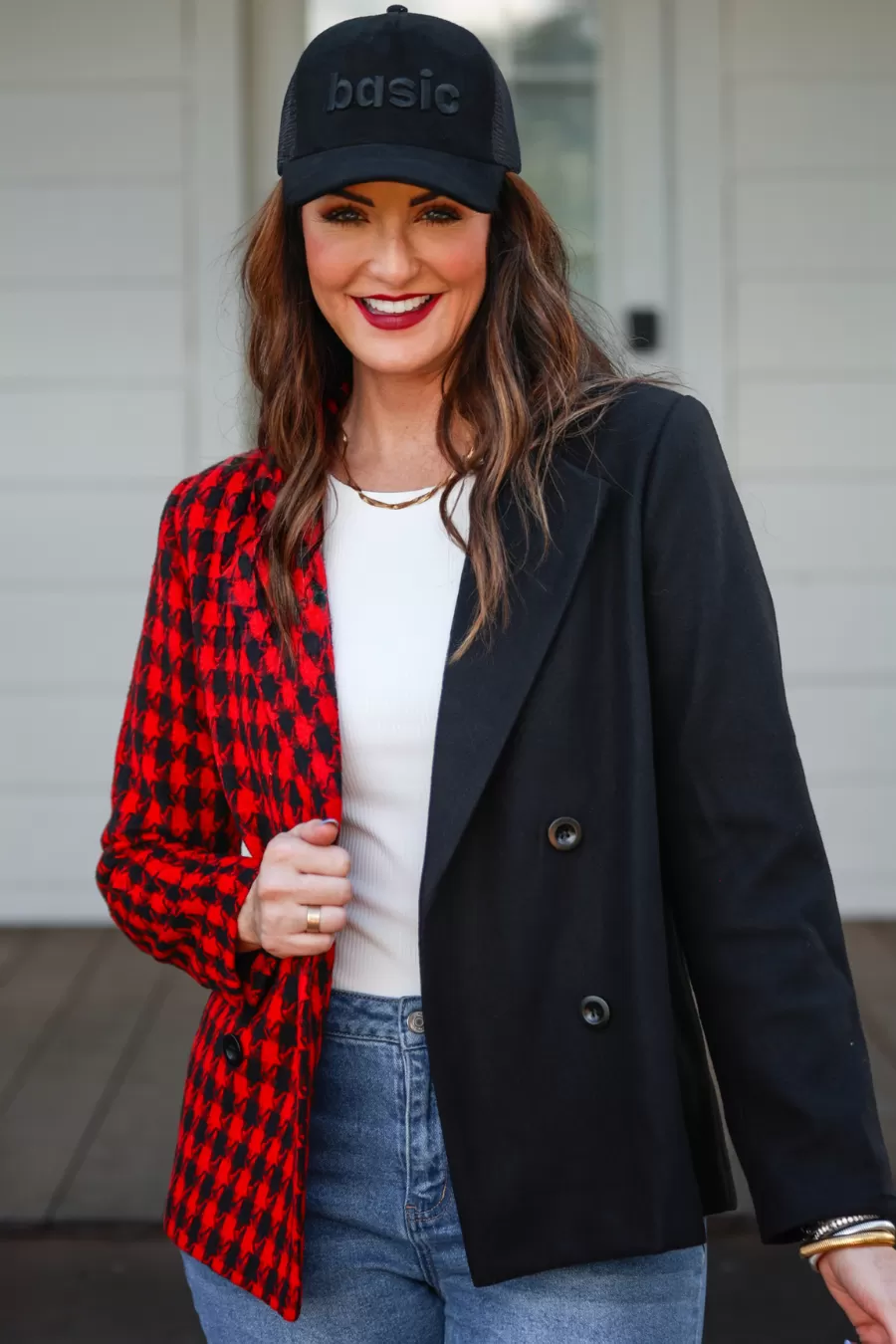 Bennett Buffalo Plaid Blazer