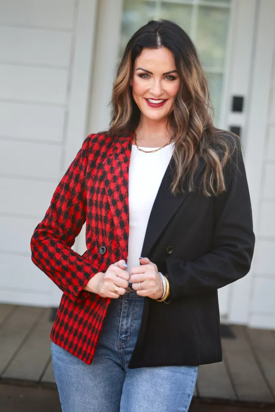 Bennett Buffalo Plaid Blazer