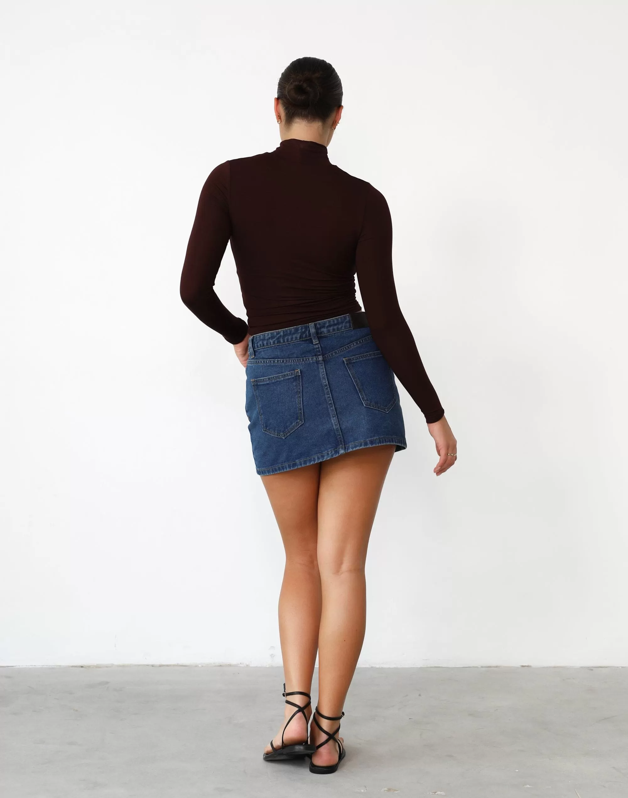 Benny Long Sleeve Top (Cocoa)