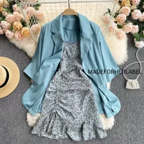 Berrin Dress With Blazer