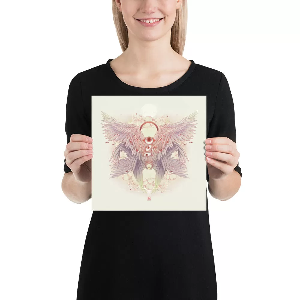 Biblically Accurate Angel, Seraph, Matte Art Print Poster