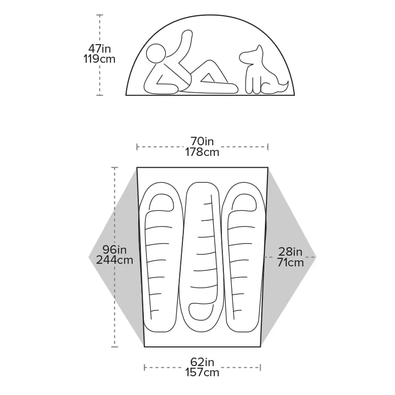 Big Agnes Copper Spur HV UL 3 Long