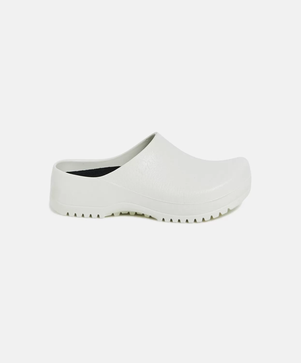 Birkenstock Super Birki PU White Clogs