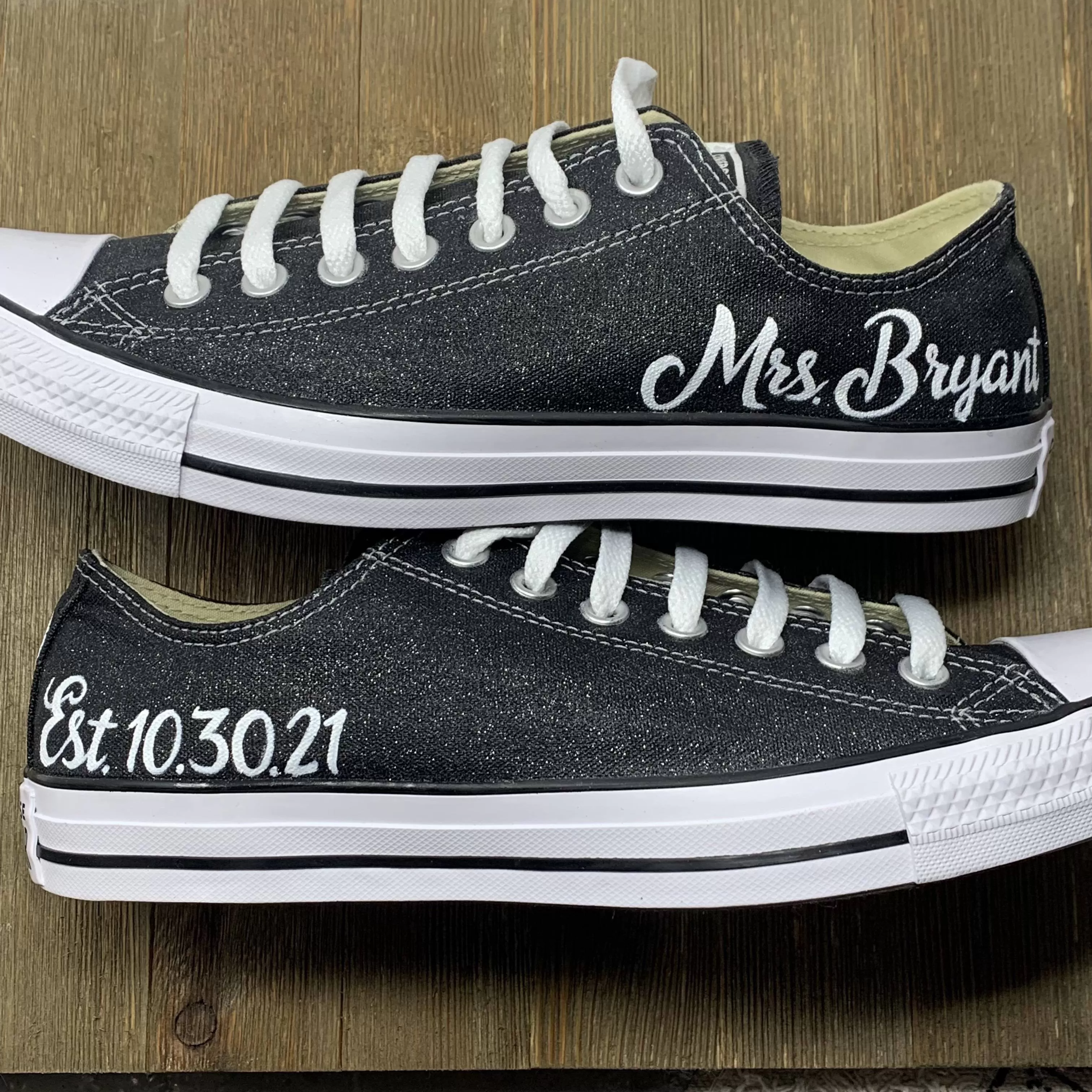 Black Bridal Converse