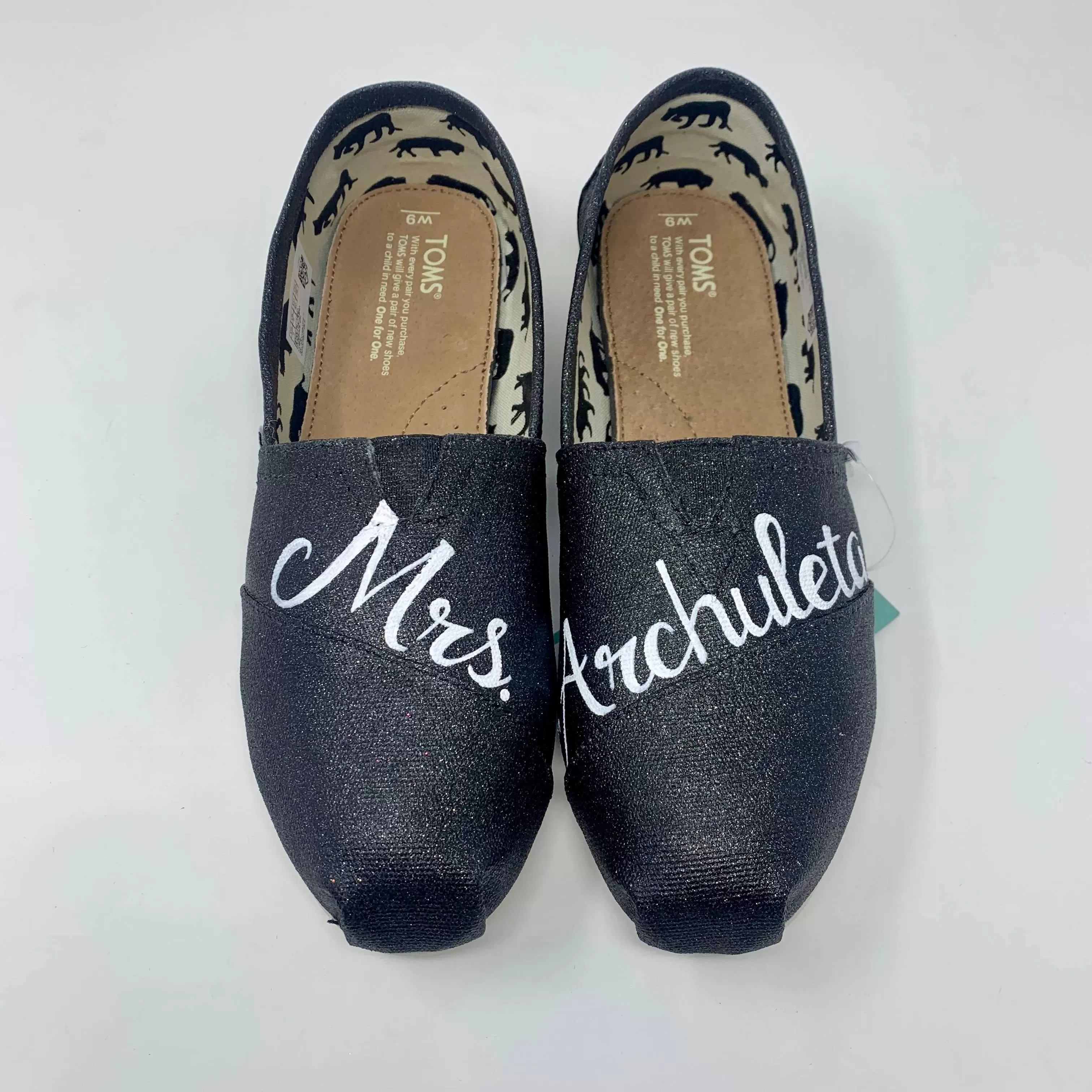 Black Bridal TOMS