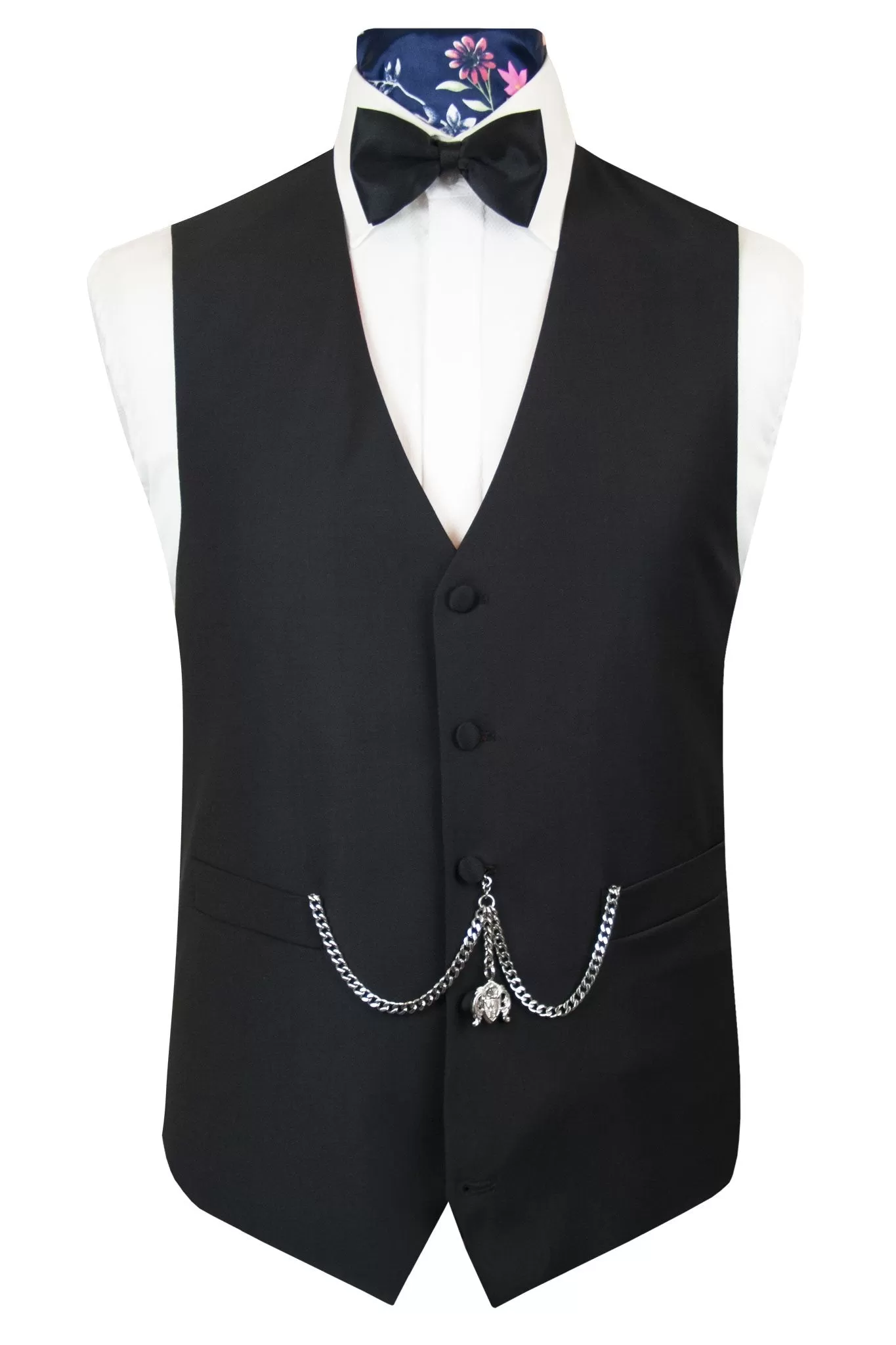 Black Classic Dinner Waistcoat