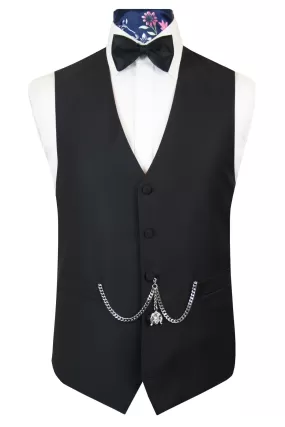 Black Classic Dinner Waistcoat