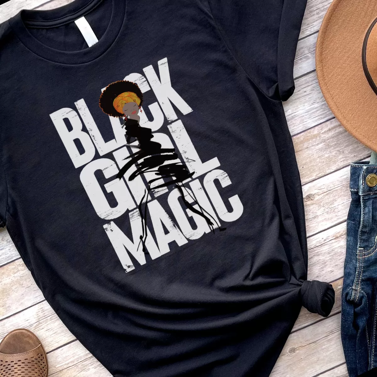 Black Girl Magic Shirt - Relaxed  Fit Tee