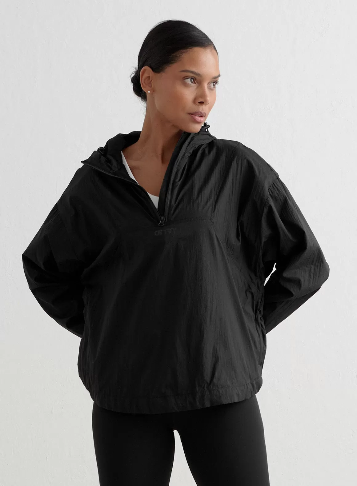 Black Lightweight Anorak