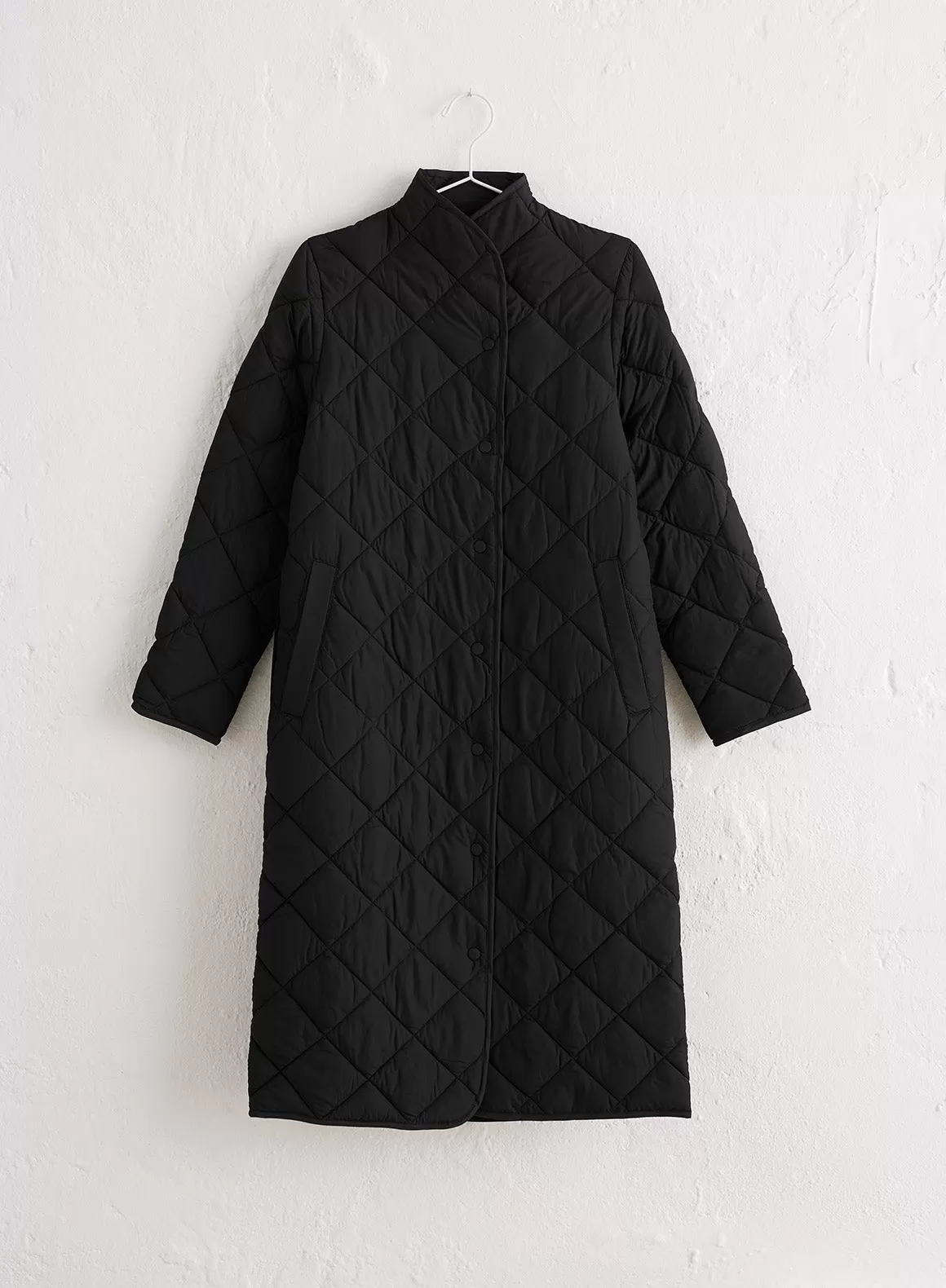 Black Quilted Coat