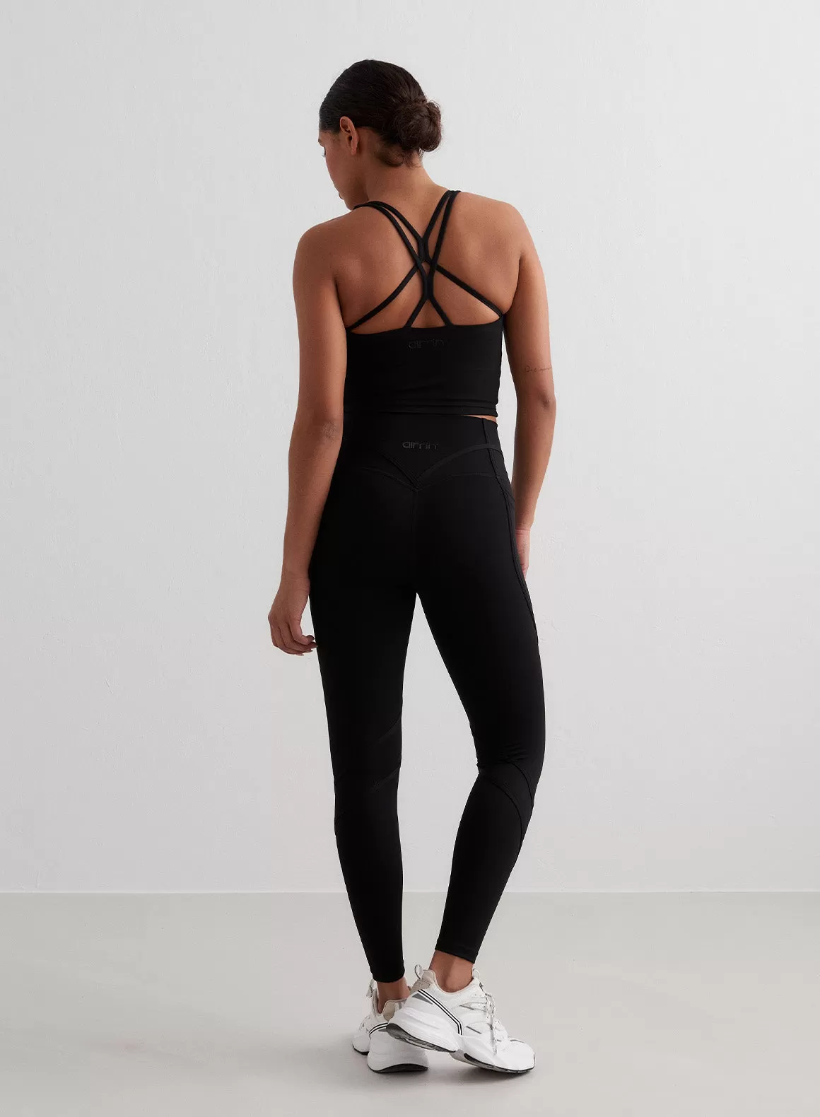 Black Sculpting Strappy Bralette