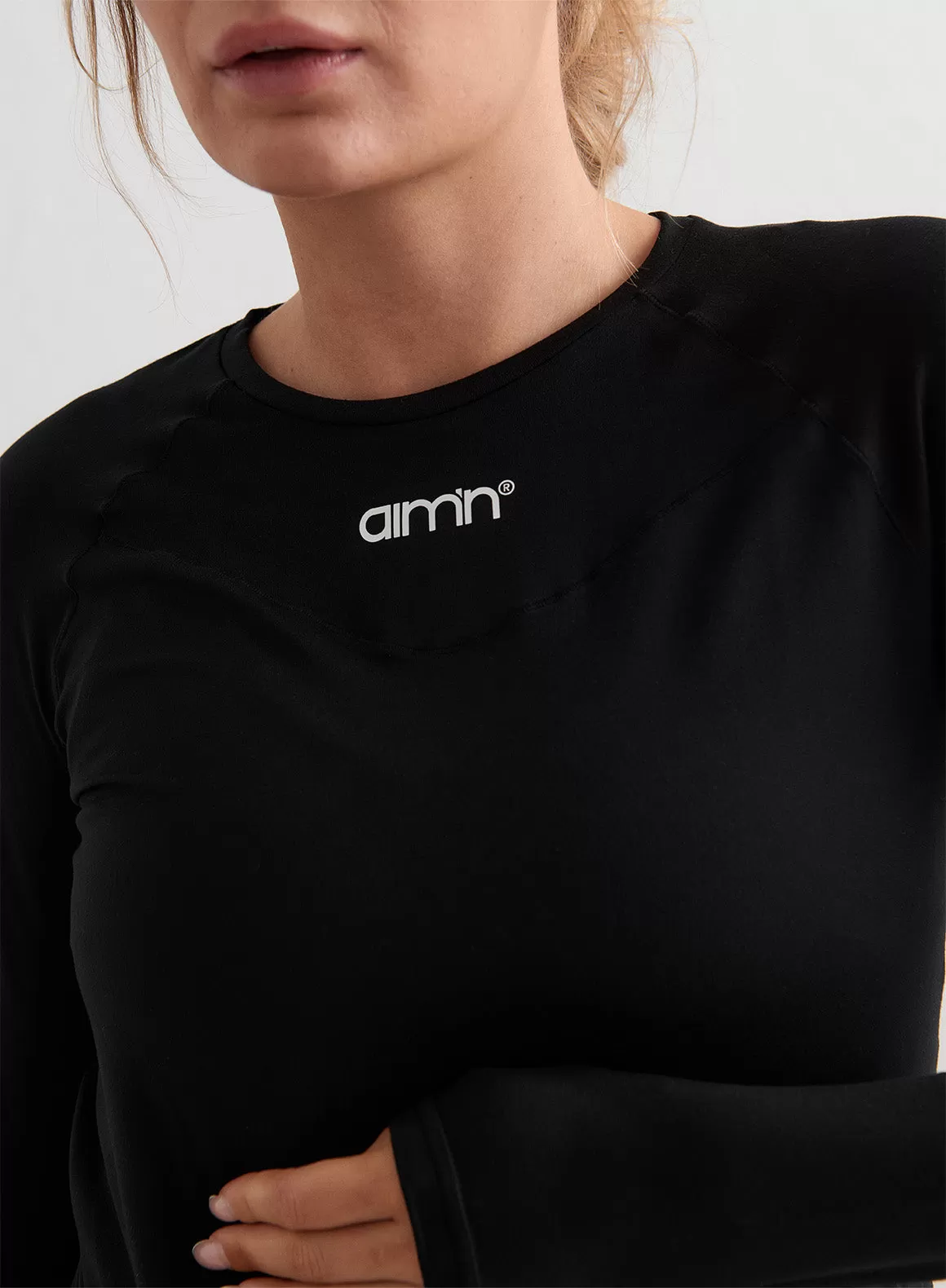 Black Soft Basic Maternity Long Sleeve