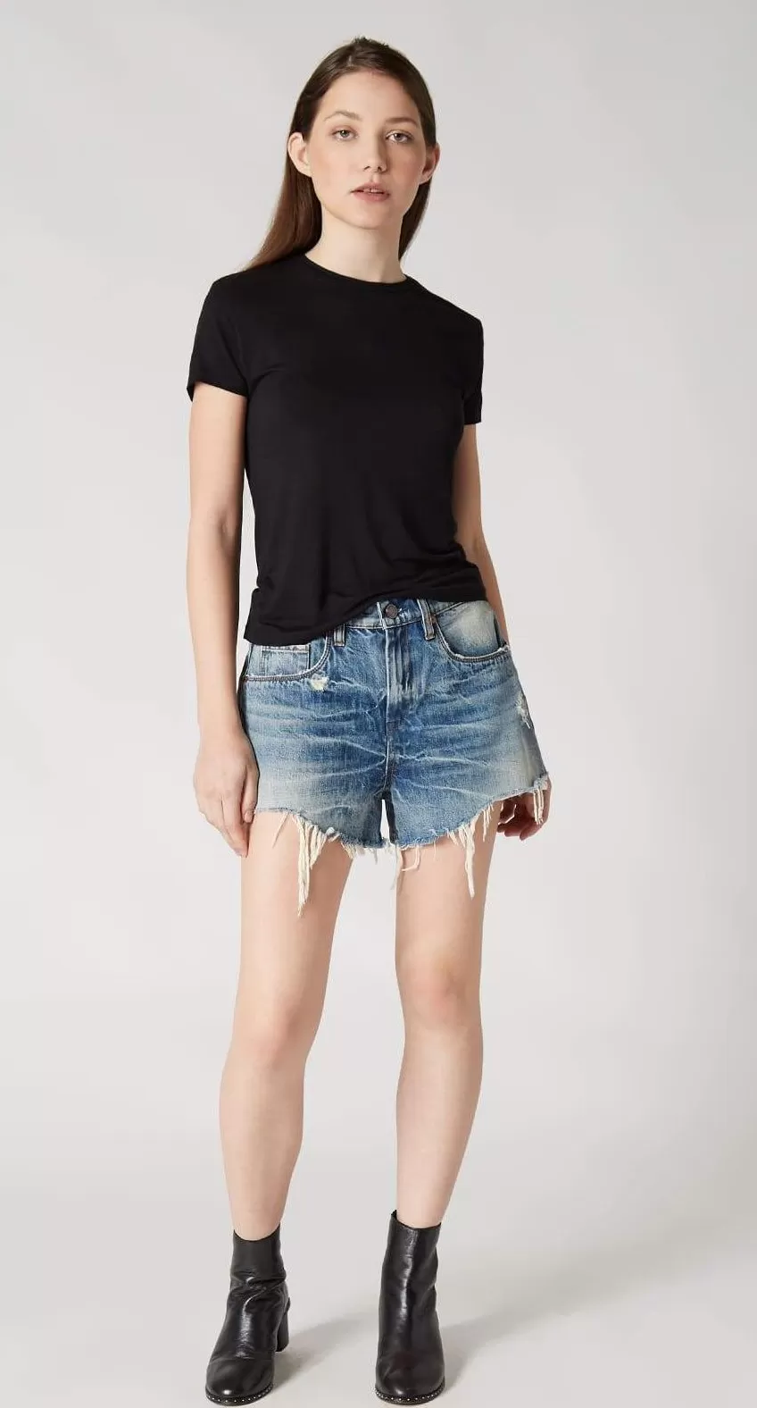 Blank NYC Barrow High Waist Cutoff Denim Shorts