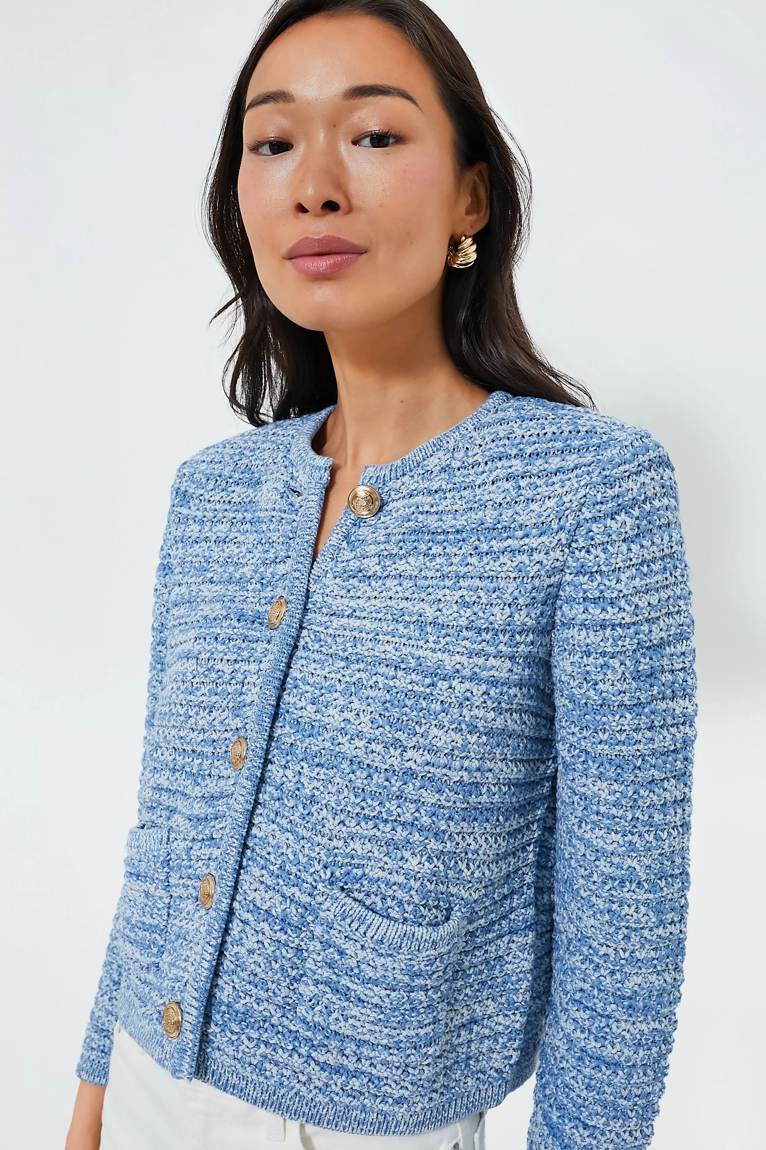 Bleu Guspa Cardigan