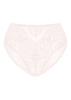 Blossom High-Rise Dusty Peach Lace Brief Underwear