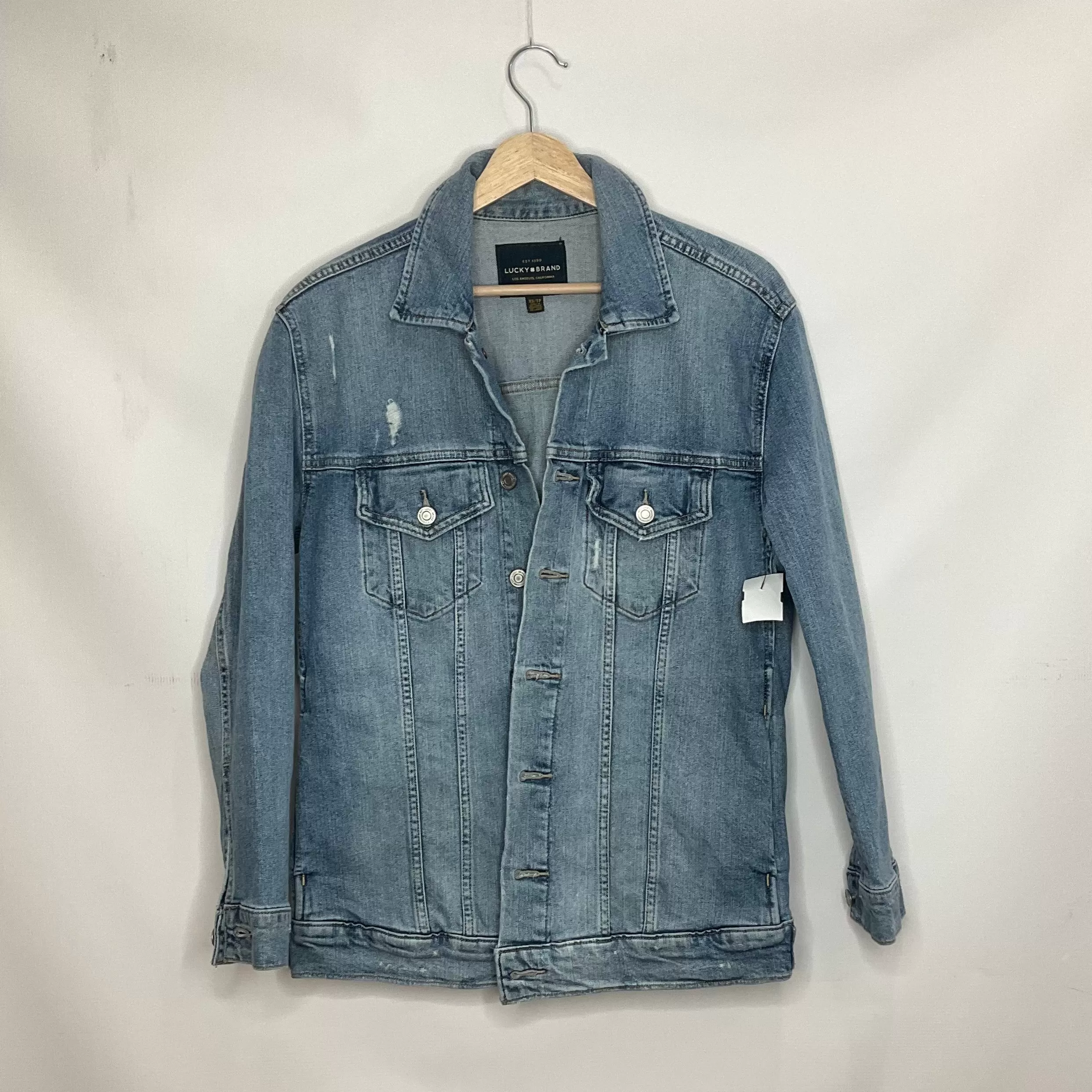 Blue Denim Jacket Denim Lucky Brand, Size Xs